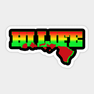 Hawaii t-shirt designs Sticker